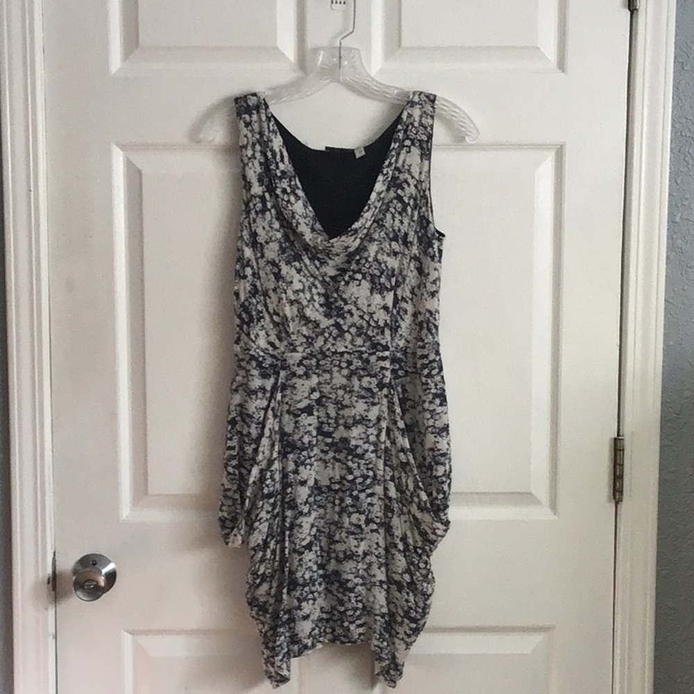 💥💥riki2💥💥. BLACK AND WHITE ABSTRACT MINI DRESS - Picture 1 of 5
